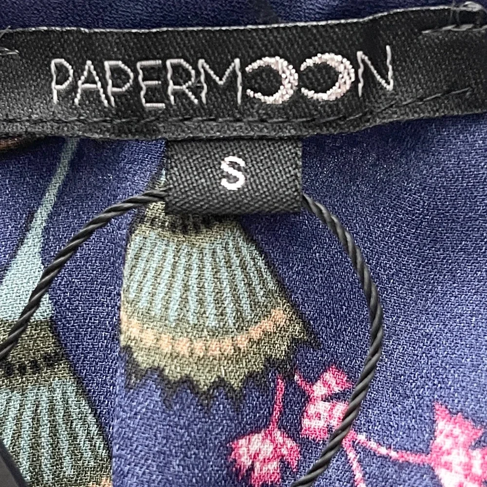 NWT PAPERMOON Walita Cutout Detail Blouse S - Picture 11 of 13